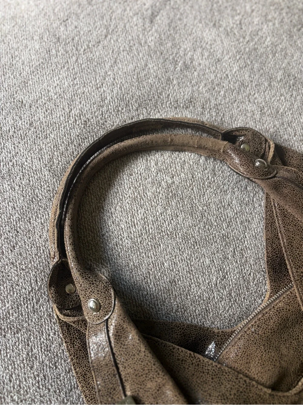 B. Makowsky leather hobo bag
